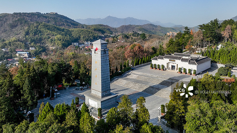 红色安徽，六安金寨县革命博物馆：大别山精神的红色印记图片素材