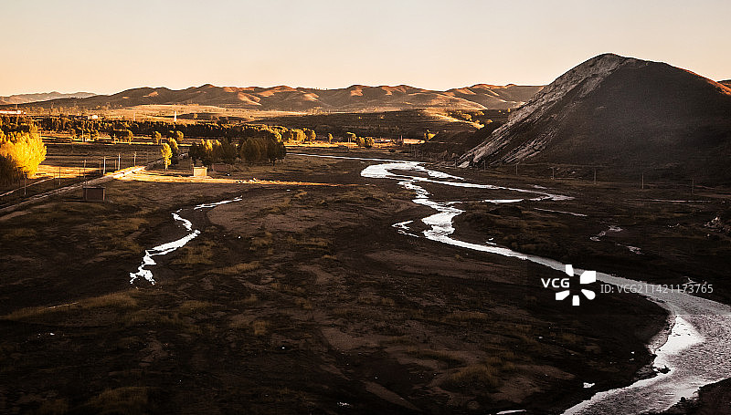 库布齐沙漠图片素材