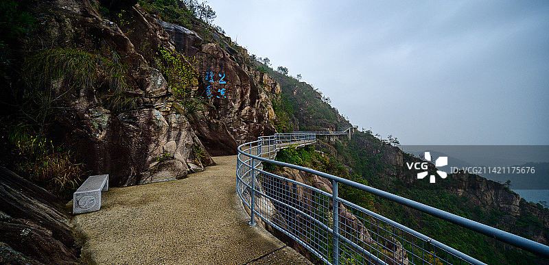 中国第一高瀑布，浙江天台山大瀑布，赏风景听文化，跟着唐诗逛天台图片素材