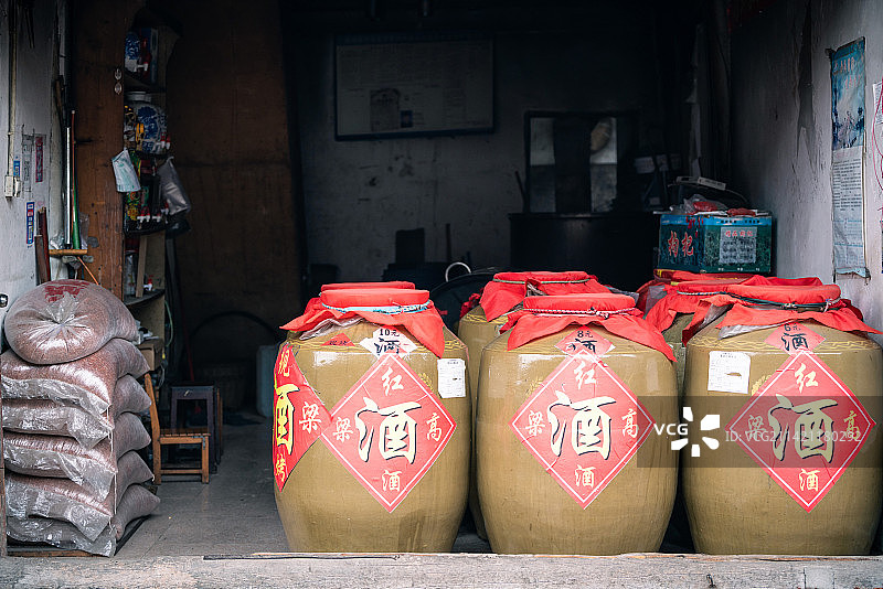 古镇老酒坊图片素材