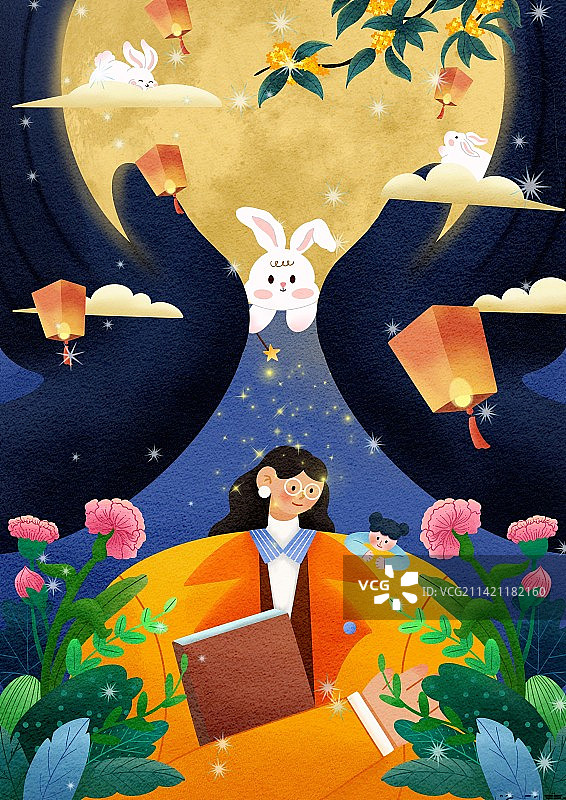 节日插画图片素材