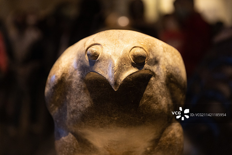 中国国家博物馆文物陶鹰鼎【新石器时代】图片素材