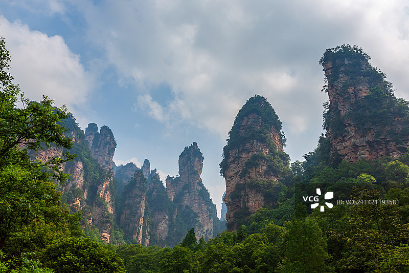 黄石寨山峰图片素材