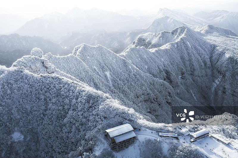 光雾山米仓山图片素材