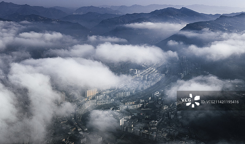 南江县城图片素材