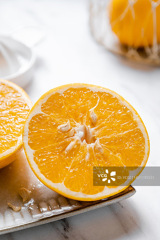 新鲜美味的蜂蜜葡萄柚图片素材