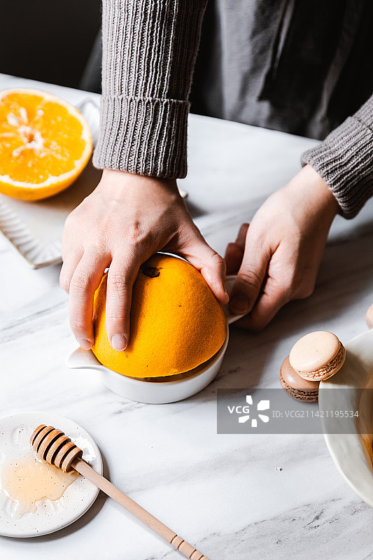 葡萄柚榨汁图片素材