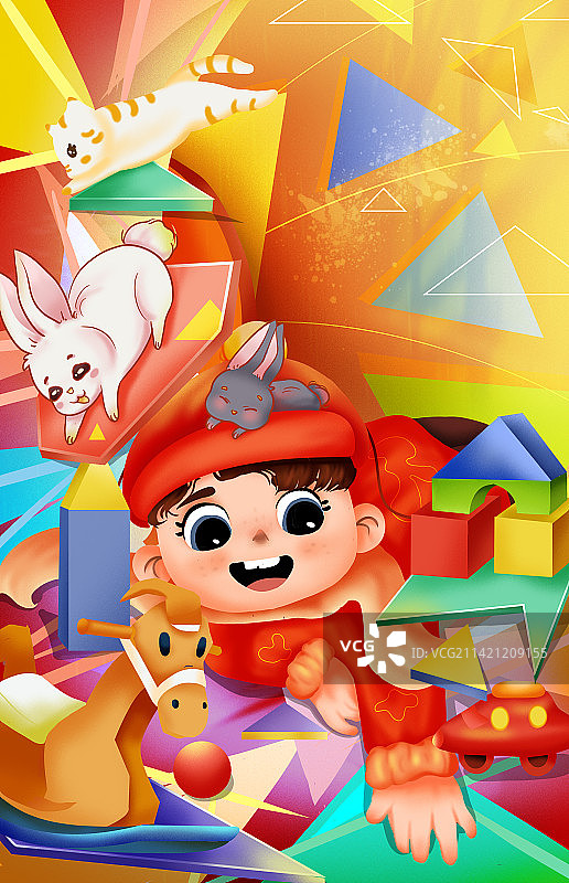 儿童插画图片素材