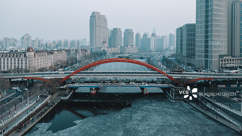 海河金刚桥图片素材