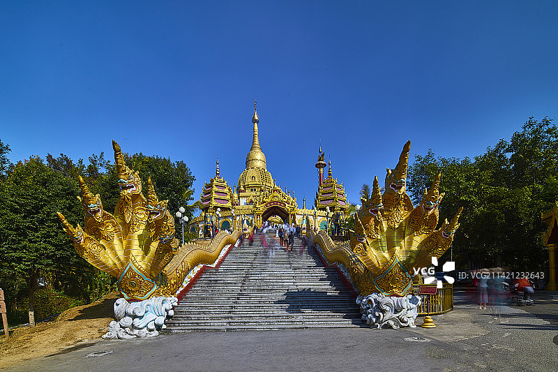 勐焕大金塔图片素材