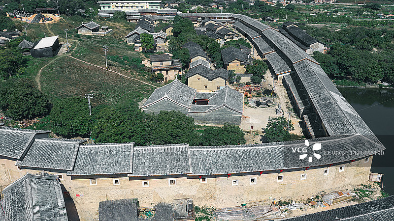 福建土楼福建平和县庄上土楼图片素材