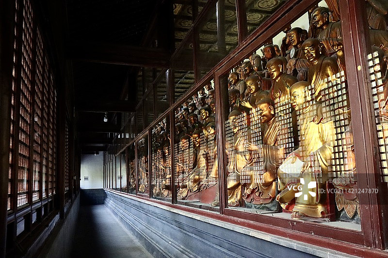 常州·天宁寺·五百罗汉堂图片素材