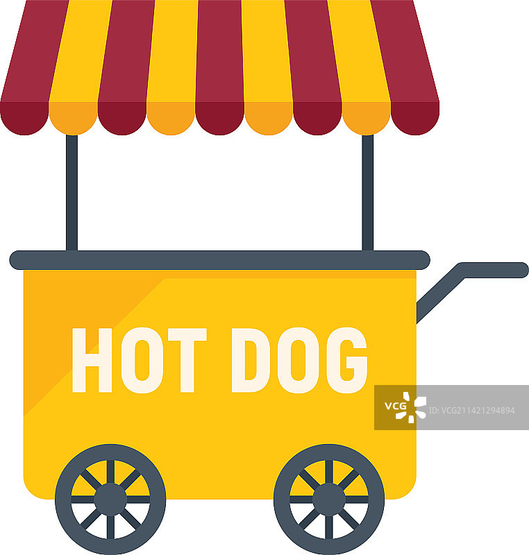 热狗市场小吃店图标图片素材