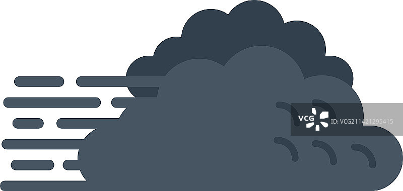 风云图标扁平降雨预报图片素材