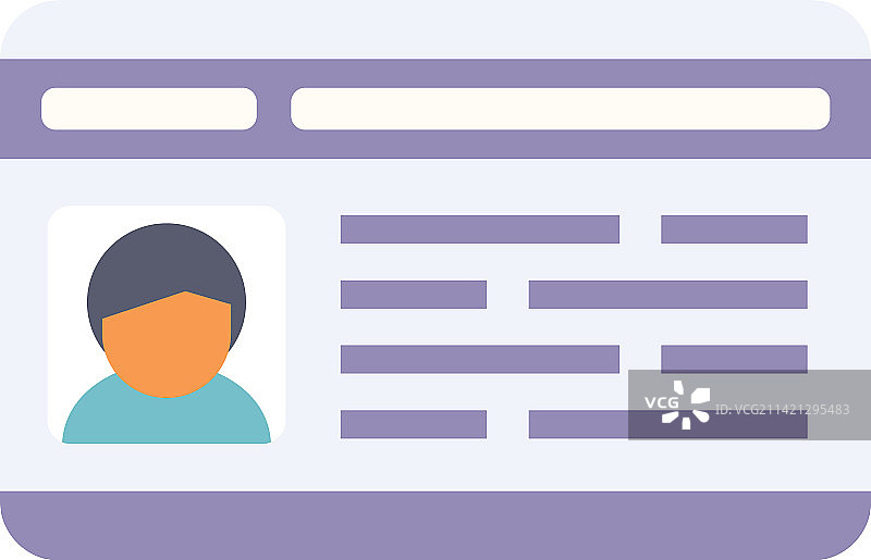 证件卡图标图片素材