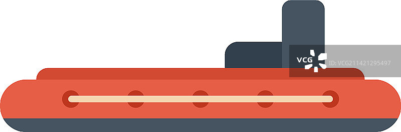 海岸救援船只图标（扁平风格，海洋洪水）图片素材