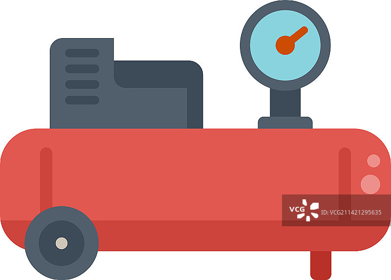 空气压缩机扁平图标图片素材