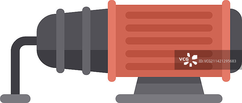 扁平空气压缩机图标图片素材