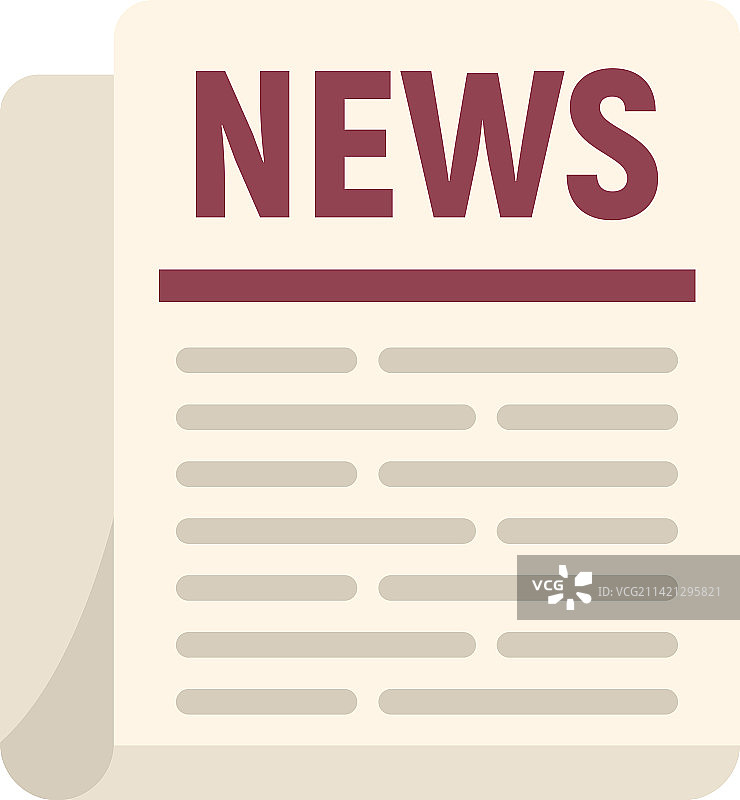 网页新闻报纸图标图片素材