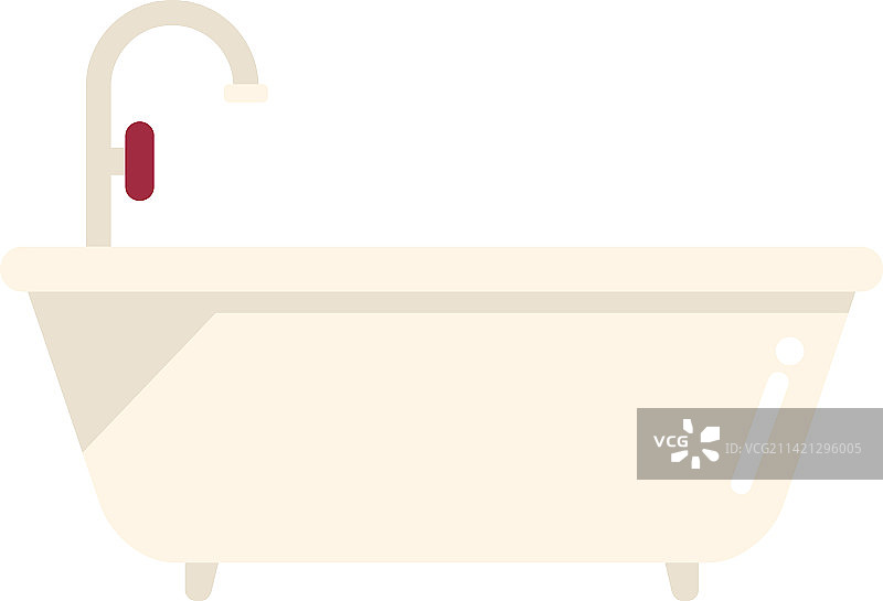 平板水管浴缸图标图片素材