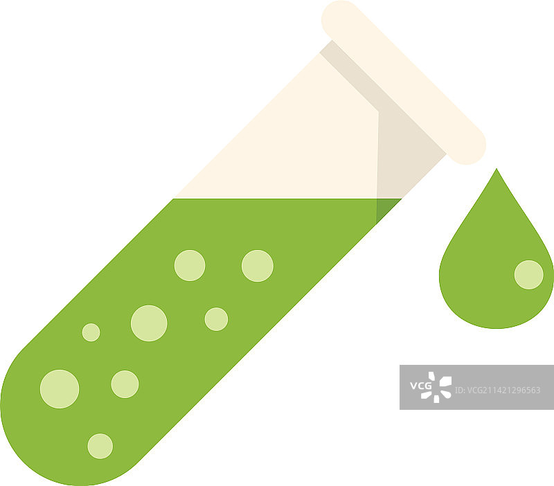 化学试管图标扁平转基因食品图片素材