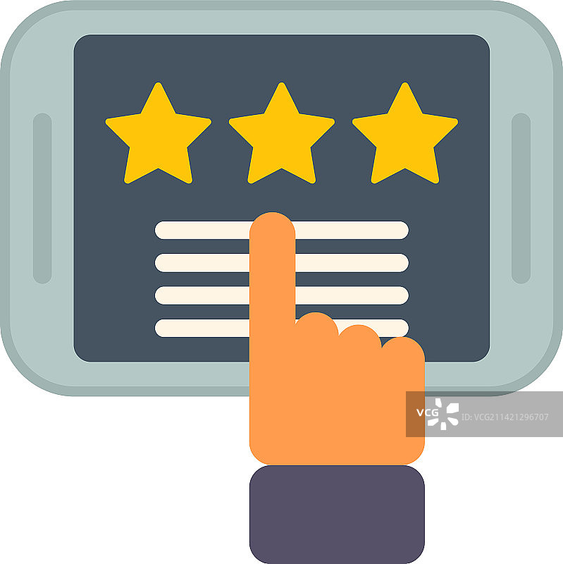 平板交互扁平社交图标图片素材