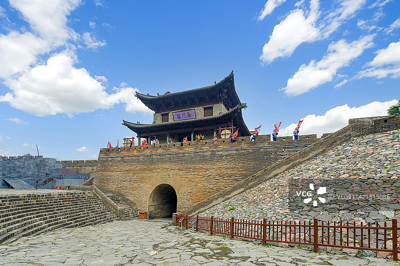 中国山西忻州市代县雁门关地利门宁远楼图片素材