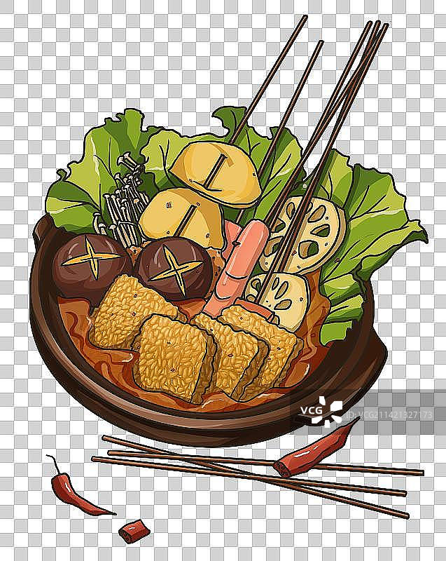 钵钵鸡图片素材