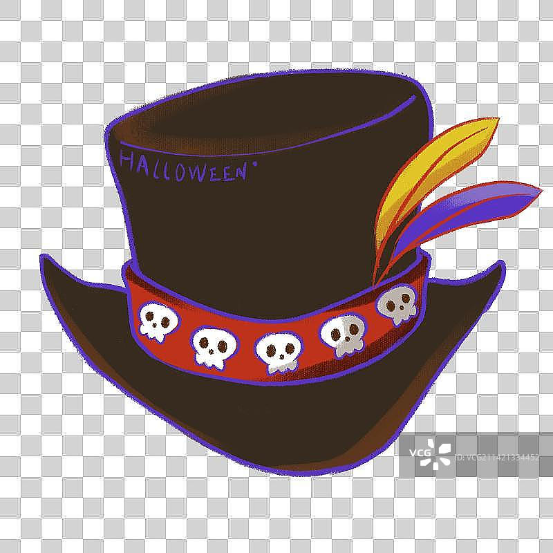 卡通手绘万圣节免抠插画图片素材