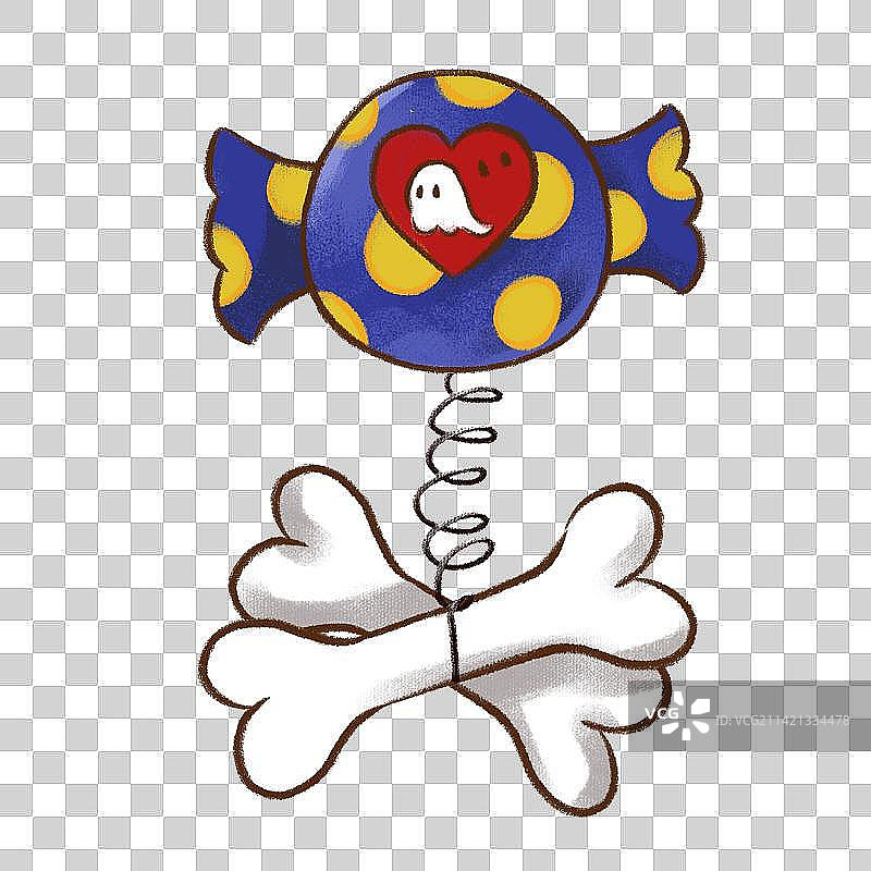 卡通手绘万圣节免抠插画图片素材