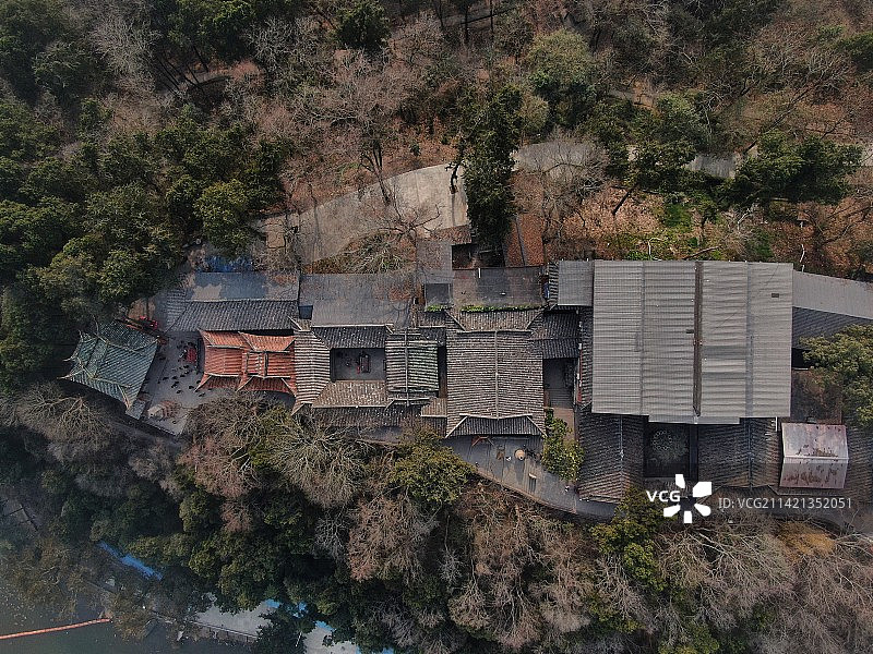 四川遂宁金华山道观图片素材