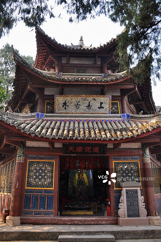 四川遂宁金华山道观图片素材