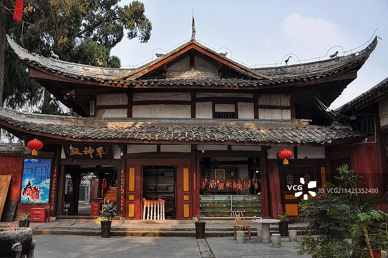 四川遂宁金华山道观图片素材