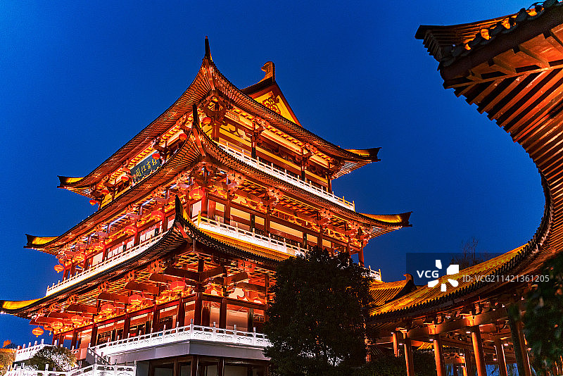 长沙杜甫江阁图片素材