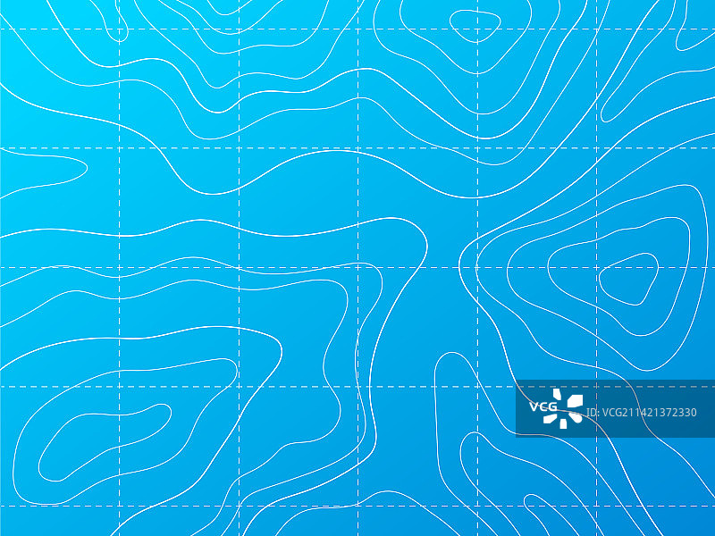 海洋等高线地形图图片素材