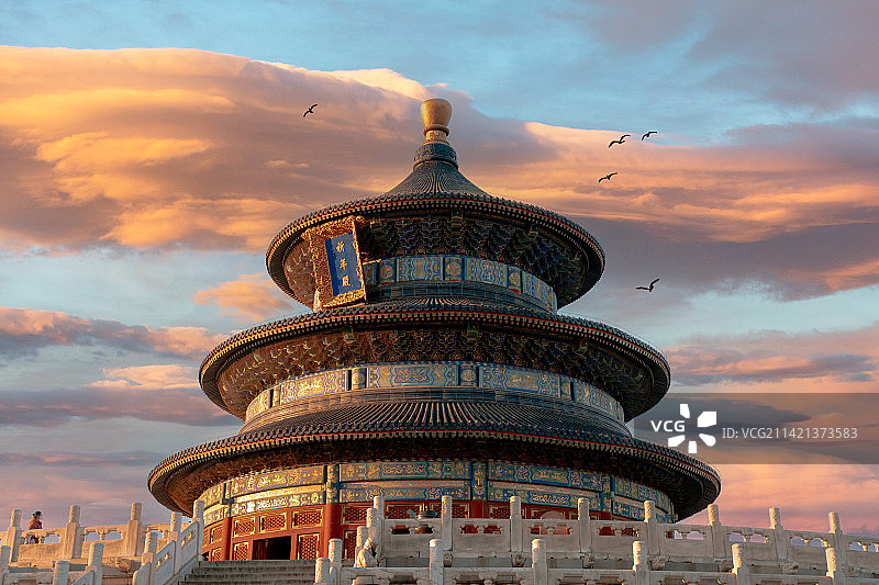 祈年殿图片素材