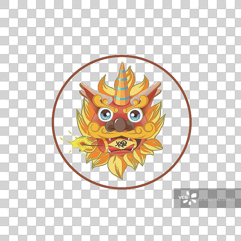 年兽头像图片素材