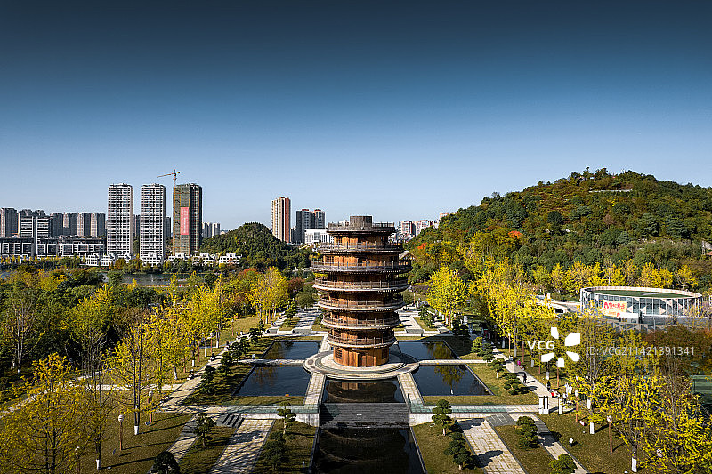 泉湖公园图片素材