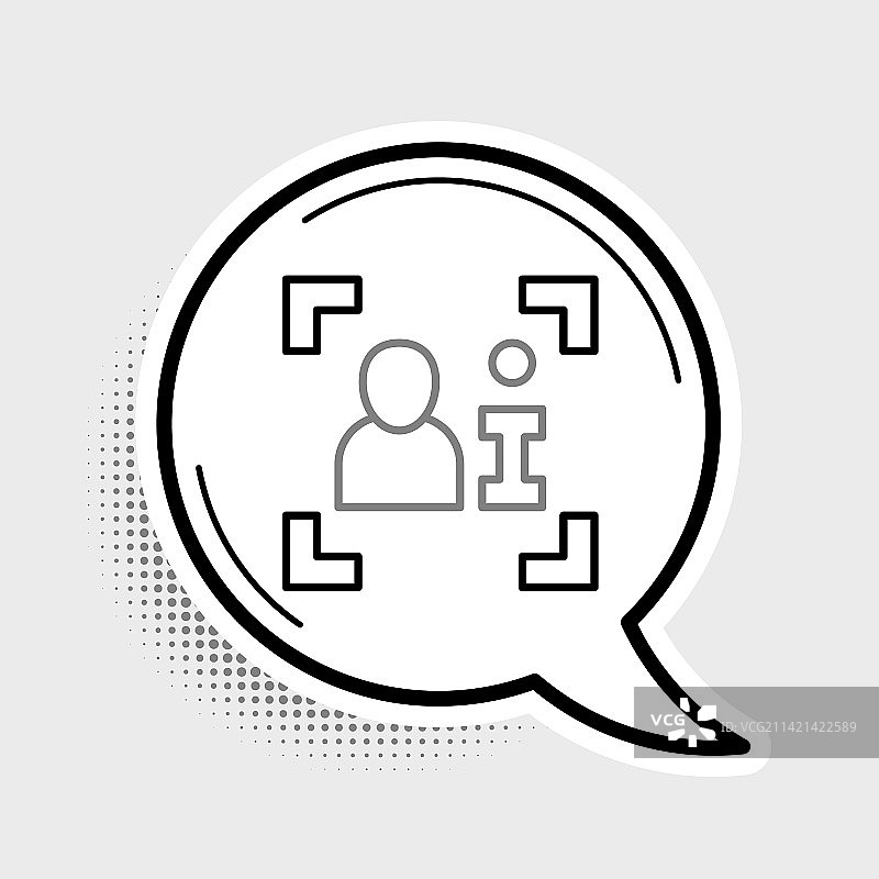 电视报道图标（灰色背景）图片素材