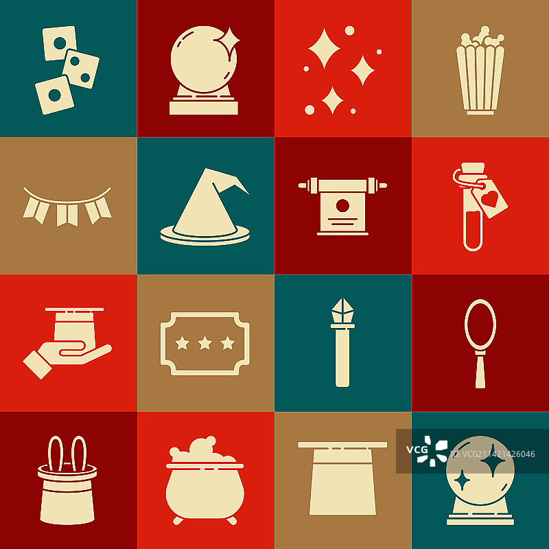 魔法球手镜爱心瓶子合集图片素材