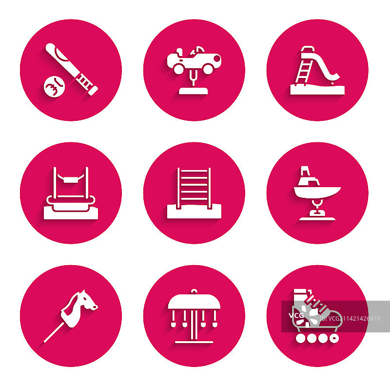 瑞典墙体游乐设施套装图片素材