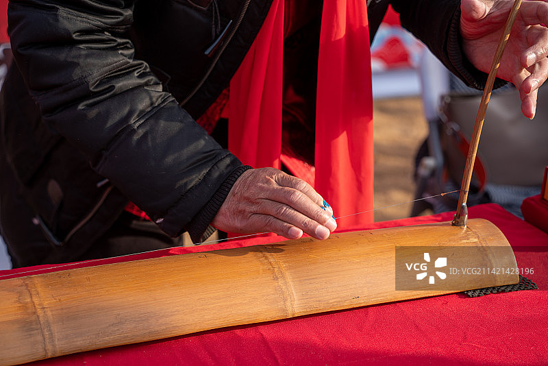 国家非遗独弦琴演奏图片素材