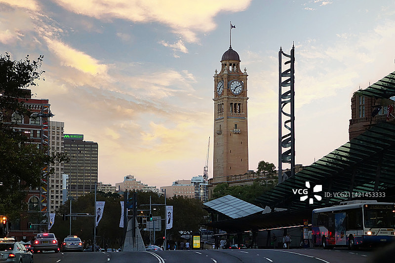澳大利亚墨尔本市风光图片素材