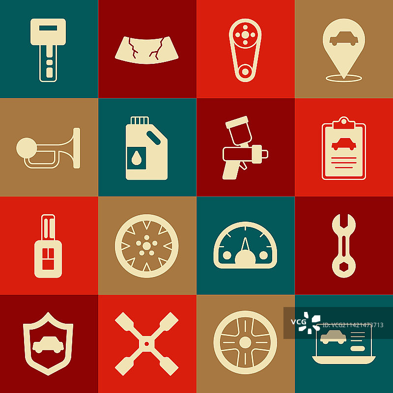 汽车扳手诊断维修合集图片素材