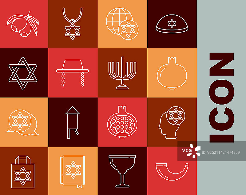 传统羊角号角图片素材