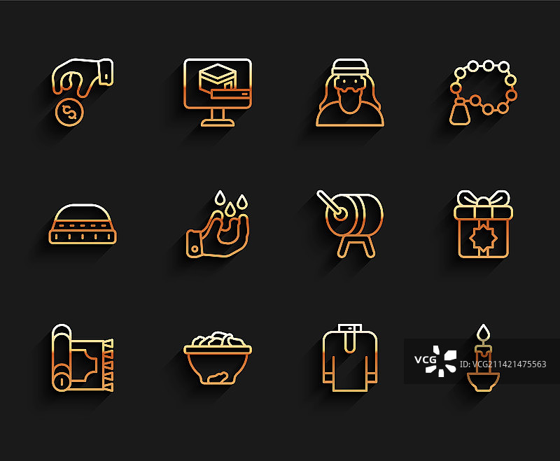 传统地毯和碗里的枣图片素材