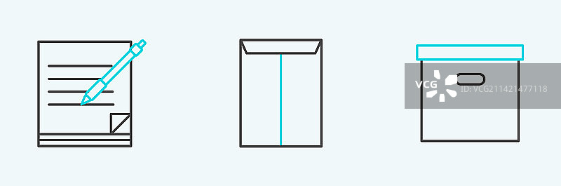 纸箱纸板箱和空白笔记本组合图片素材