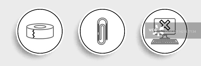 带键盘和叉号的电脑图片素材