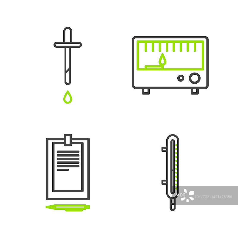 气象温度计测量图片素材