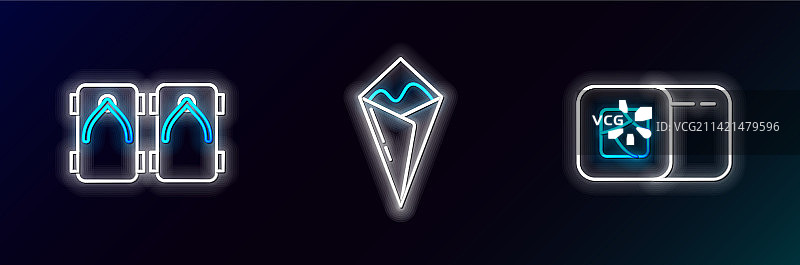 寿司和日式木屐图片素材